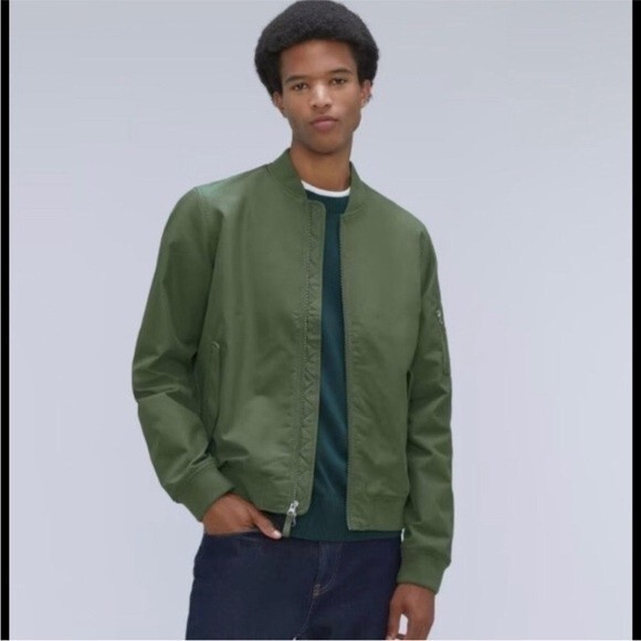 Everlane Uniform The Bomber Jacket Green Men’s XXL - Picture 9 of 9